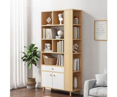 TỦ SÁCH GỖ MDF KHÁNG ẨM GIÁ TỐT TN483