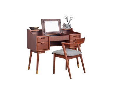 BÀN TRANG ĐIỂM GỖ CAO SU TỰ NHIÊN TN20