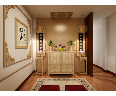 BÀN THỜ GIA TIÊN CHỮ PHÚC THIẾT KẾ TN121