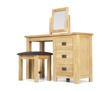 BÀN TRANG ĐIỂM GỖ SỒI TN305