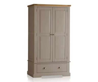 TỦ QUẦN ÁO HAI CÁNH GỖ SỒI TN234