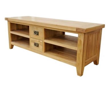 KỆ TIVI GỖ SỒI HAI NGĂN KÉO TN255