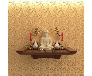 BÀN THỜ PHẬT TREO PHÁT TÀI TN35