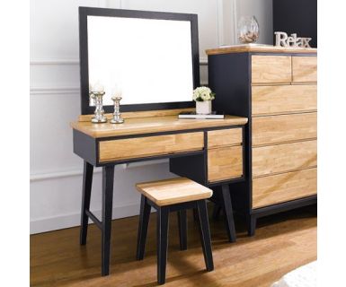 BÀN TRANG ĐIỂM GỖ CAO SU TN306