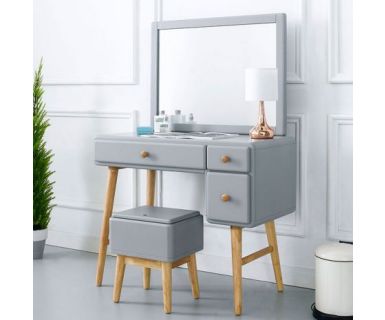 BÀN TRANG ĐIỂM GỖ CAO SU TN303