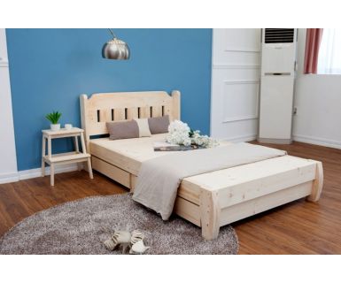 GIƯỜNG NGỦ ĐƠN GỖ TỰ NHIÊN TN161