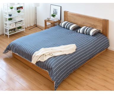 GIƯỜNG NGỦ GỖ TỰ NHIÊN CỔ ĐIỂN TN158