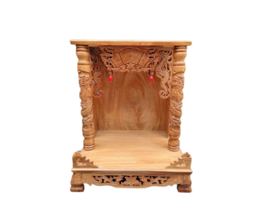 BÀN THỜ THẦN TÀI GỖ CĂM XE TN362