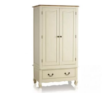 TỦ QUẦN ÁO HAI CÁNH GỖ SỒI TN232