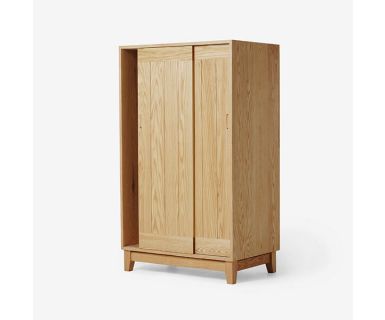 TỦ ÁO GỖ TỰ NHIÊN CÁNH LÙA TN63
