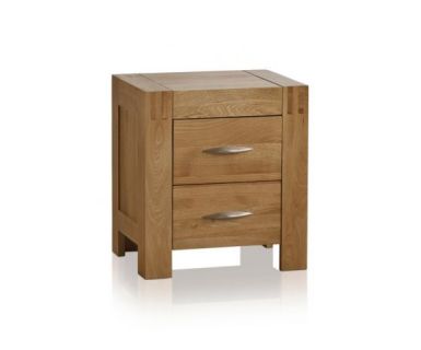 TỦ ĐẦU GIƯỜNG HAI NGĂN KÉO GỖ SỒI TN318