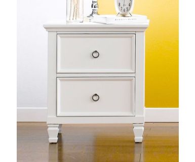 TỦ ĐẦU GIƯỜNG HAI NGĂN KÉO GỖ CAO SU TN180