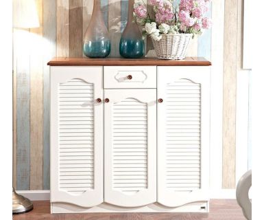 TỦ GIÀY DÉP BẰNG GỖ SỒI PHUN SƠN PU TN58