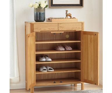 TỦ GIÀY GỖ SỒI TỰ NHIÊN TN54