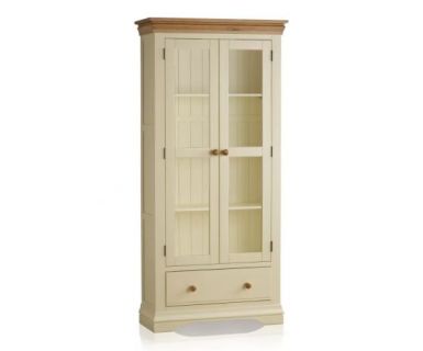 TỦ TRƯNG BÀY HAI CÁNH KÍNH GỖ SỒI TN262