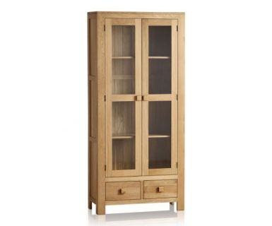 TỦ TRƯNG BÀY HAI KÍNH GỖ SỒI TN264